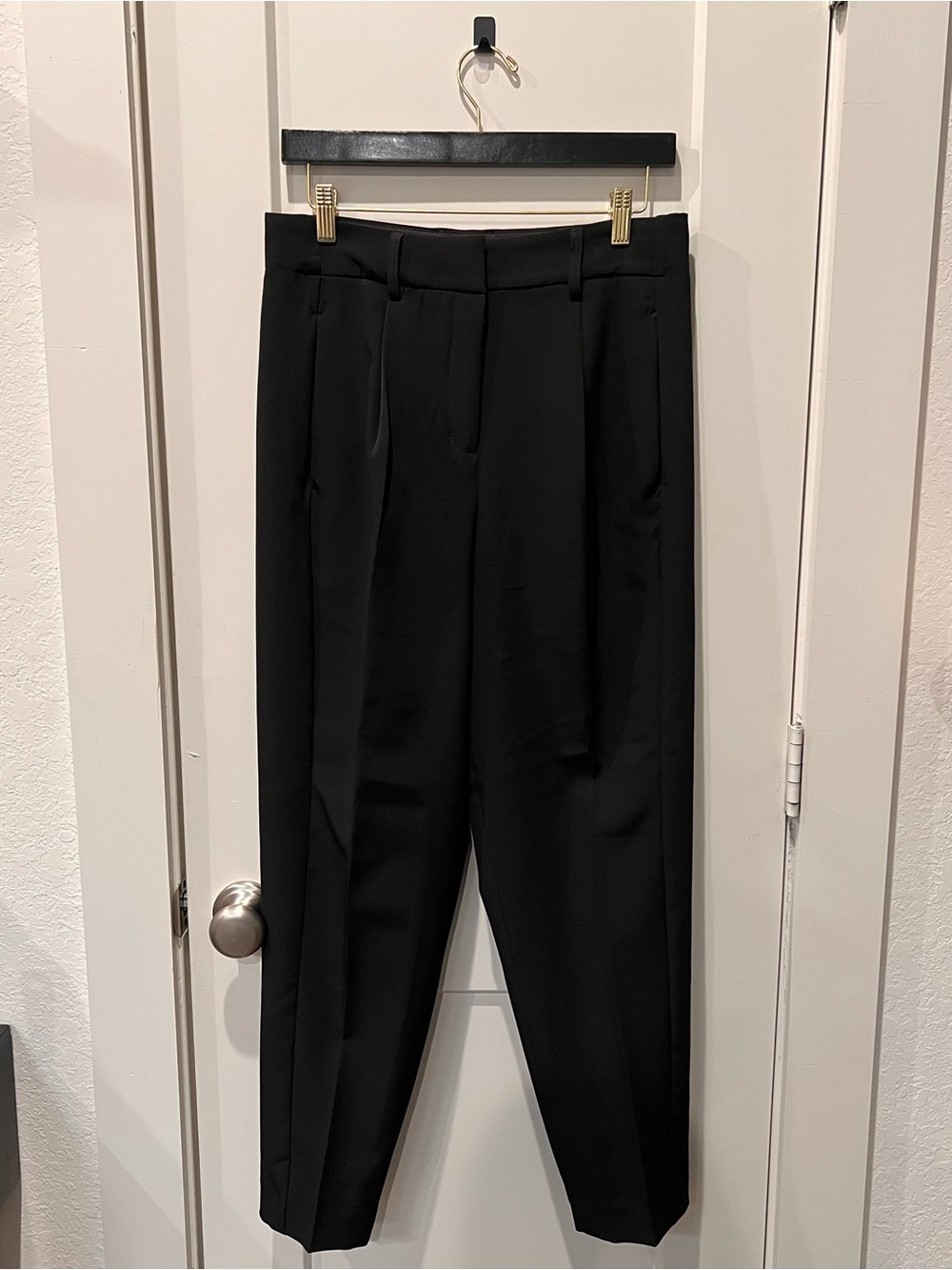 Express Black Women's Pleated Trousers
